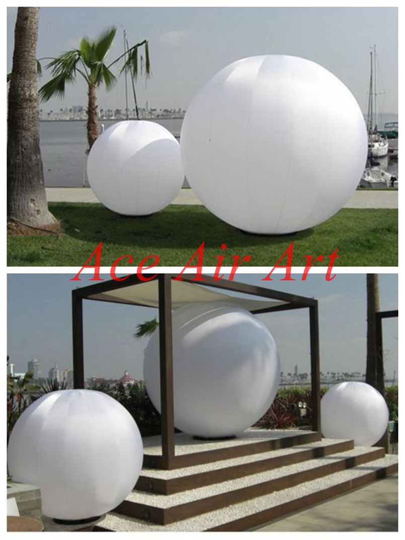 كرة بيضاء قابلة للنفخ، زينة لل - مراجعة Party Event Supplier وسعره