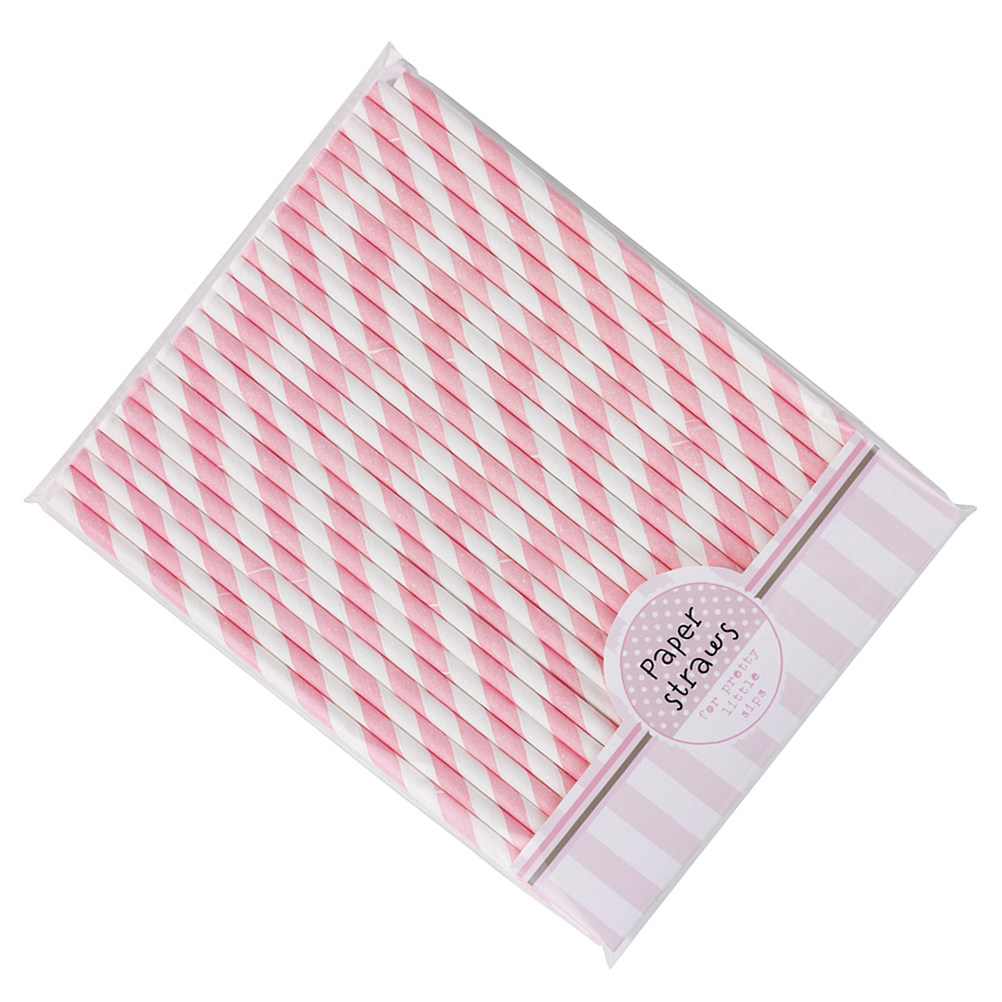 30 قطعة من الشفاطات الورقية ال - مراجعة Paper Straw Color وسعره