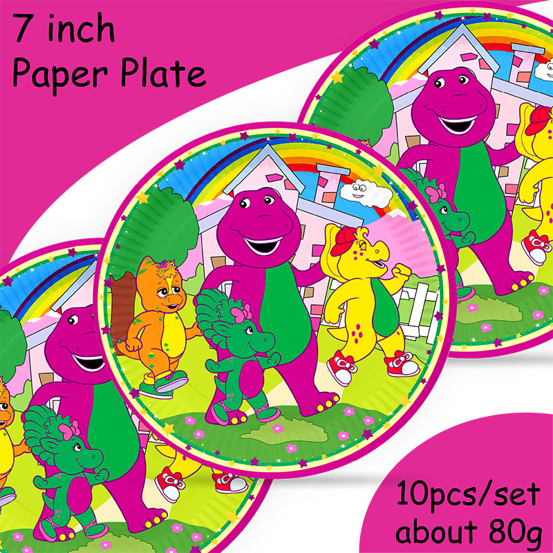 مستلزمات حفلات الديناصور بارني - مراجعة Table Cloth Disposable وسعره