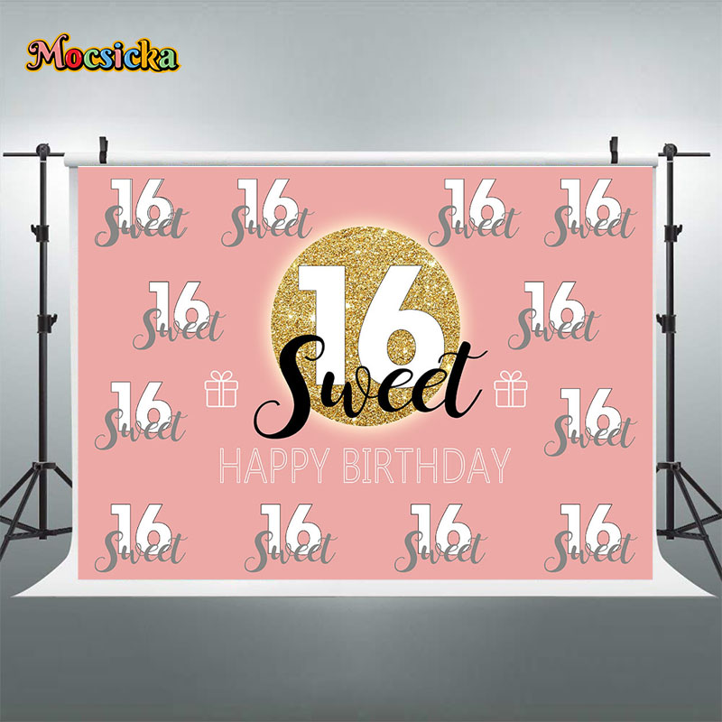 Mocsicka الحلو 16 عيد ميلاد خل - مراجعة Dessert Table Backdrop وسعره