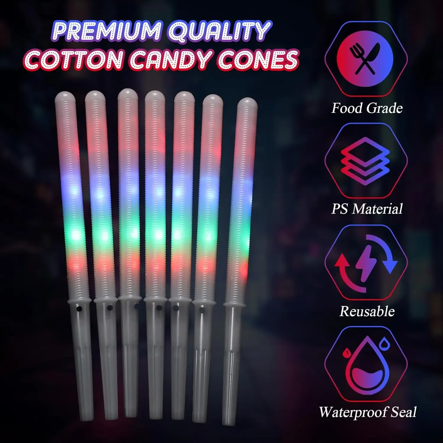 10/30 قطعة من مخاريط حلوى القط - مراجعة Cotton Candy Cone وسعره