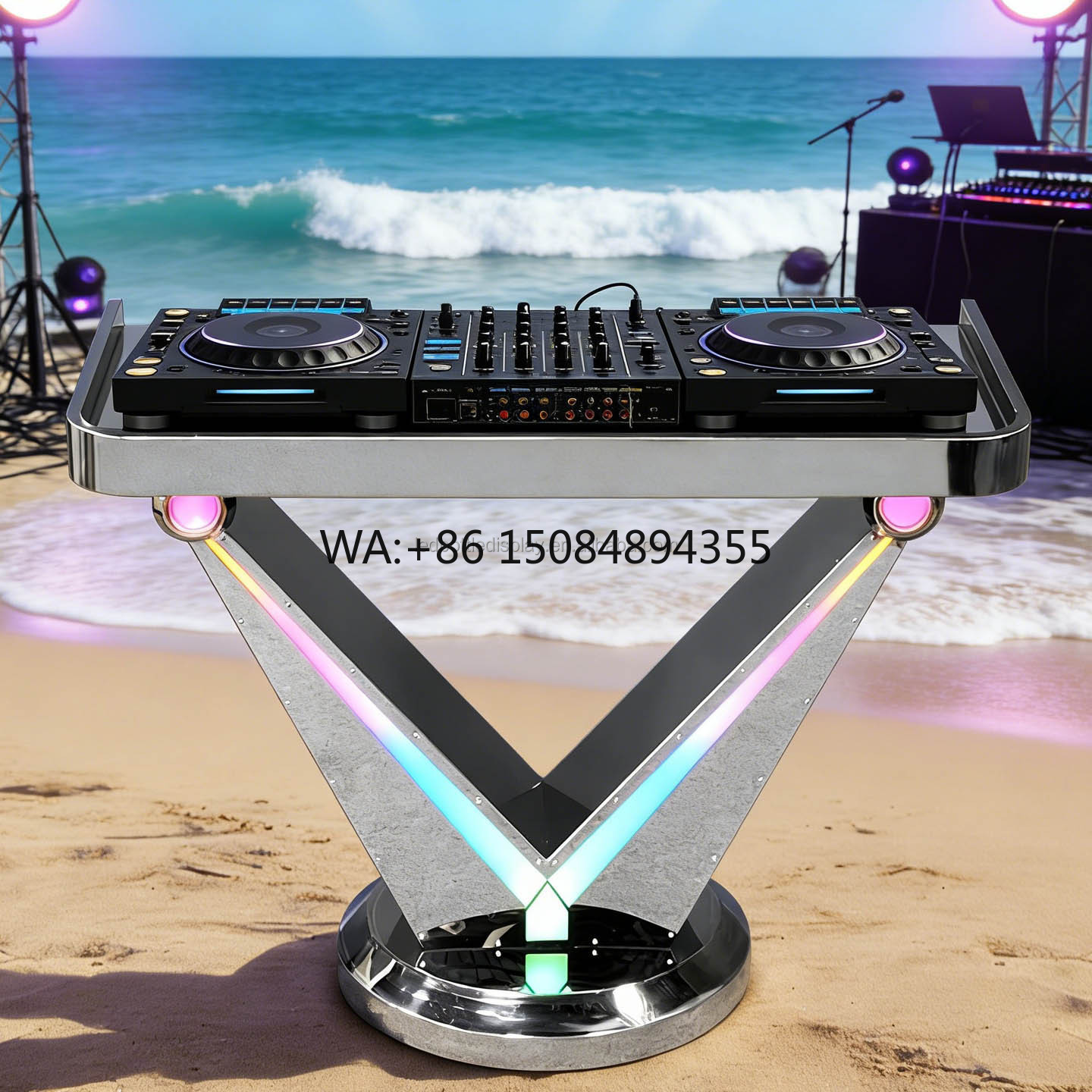 طاولة دي جي متنقلة فاخرة ومعاص - مراجعة Event Party Dj وسعره