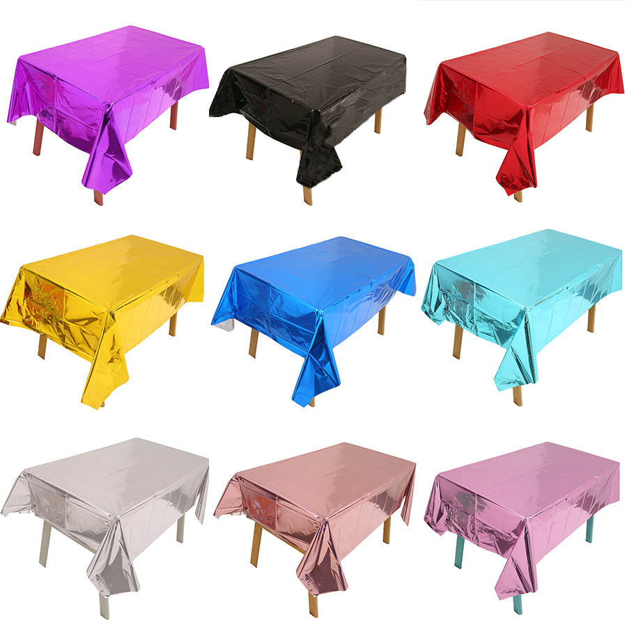مفرش شظية من الذهب الوردي للاس - مراجعة Table Cloth Disposable وسعره