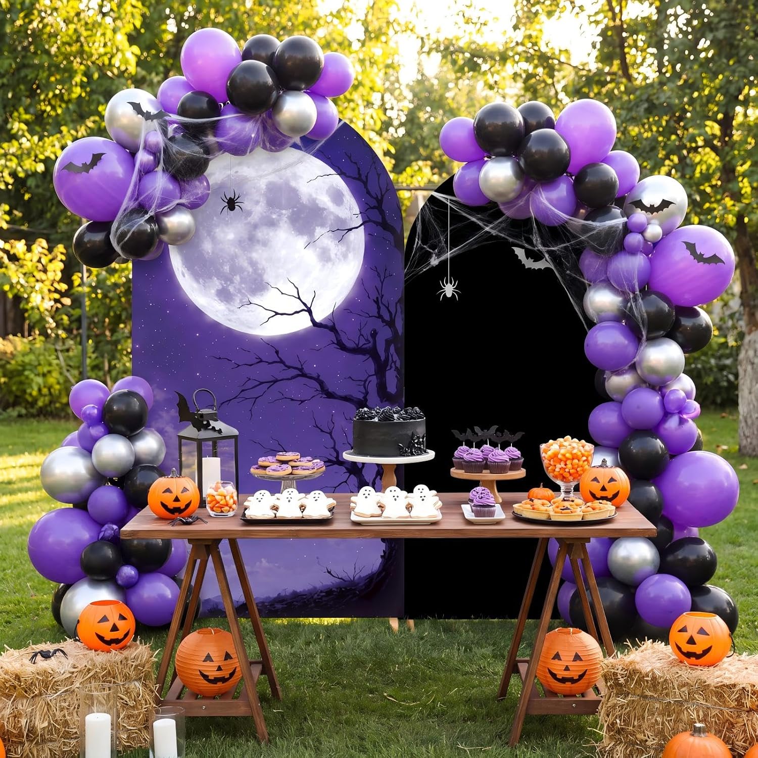 خلفية مخصصة مزدوجة الجوانب لحف - مراجعة Dessert Table Backdrop وسعره
