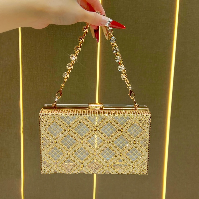 حقيبة يد أنيقة من الكريستال ال - مراجعة Event Party Box وسعره