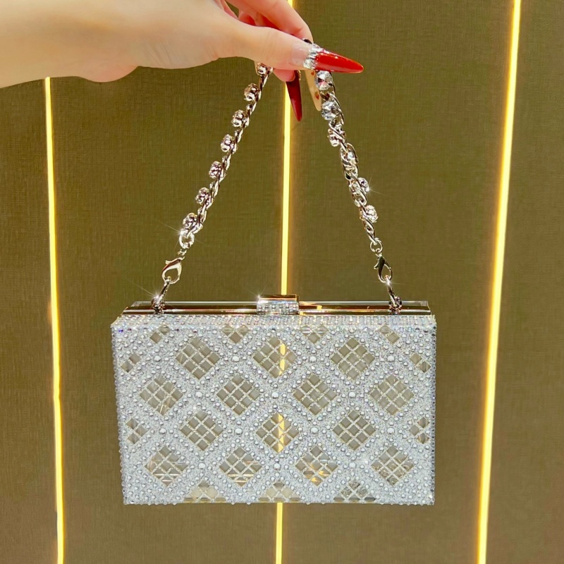 حقيبة يد أنيقة من الكريستال ال - مراجعة Event Party Box وسعره