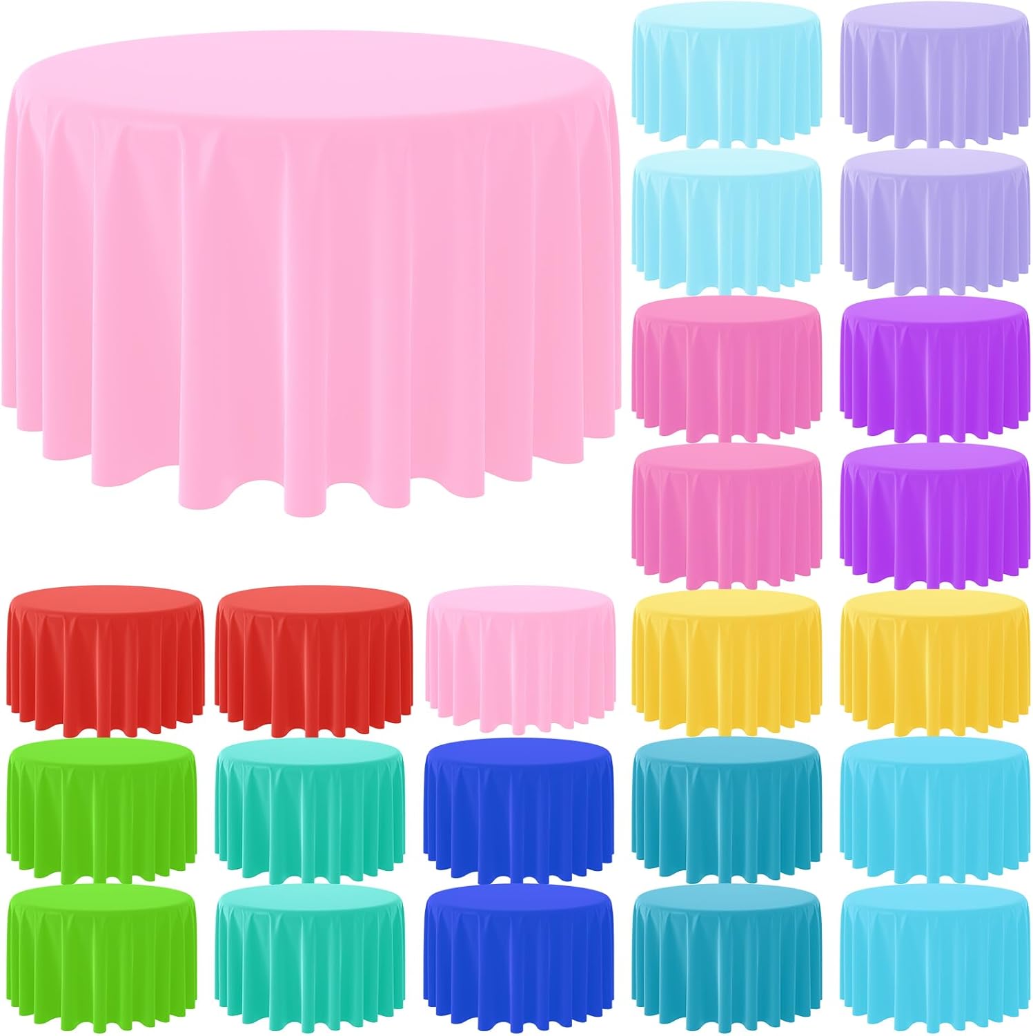 مفارش طاولة بلاستيكية مستديرة  - مراجعة Table Cloth Disposable وسعره