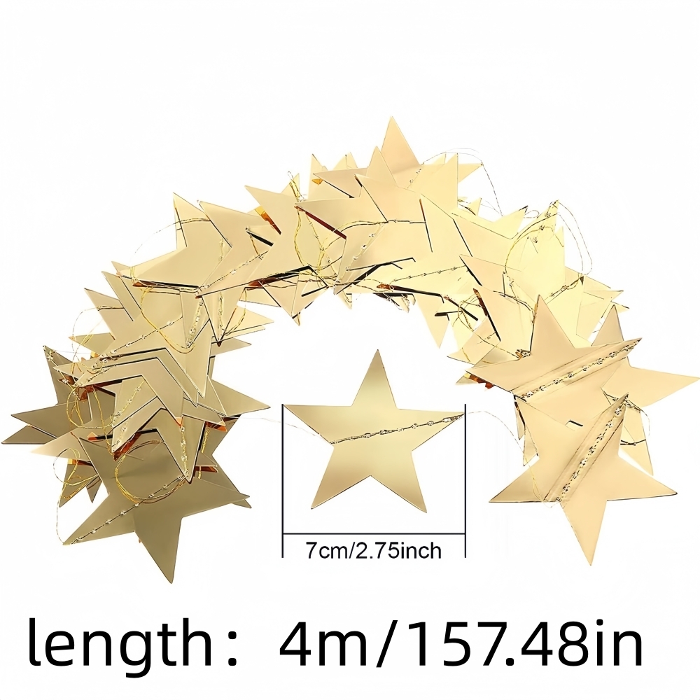 زينة نجمة خماسية ذهبية وفضية ب - مراجعة Party Banner Gold وسعره