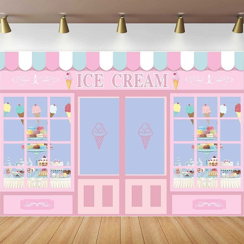 الآيس كريم موضوع التصوير خلفية - مراجعة Dessert Table Backdrop وسعره