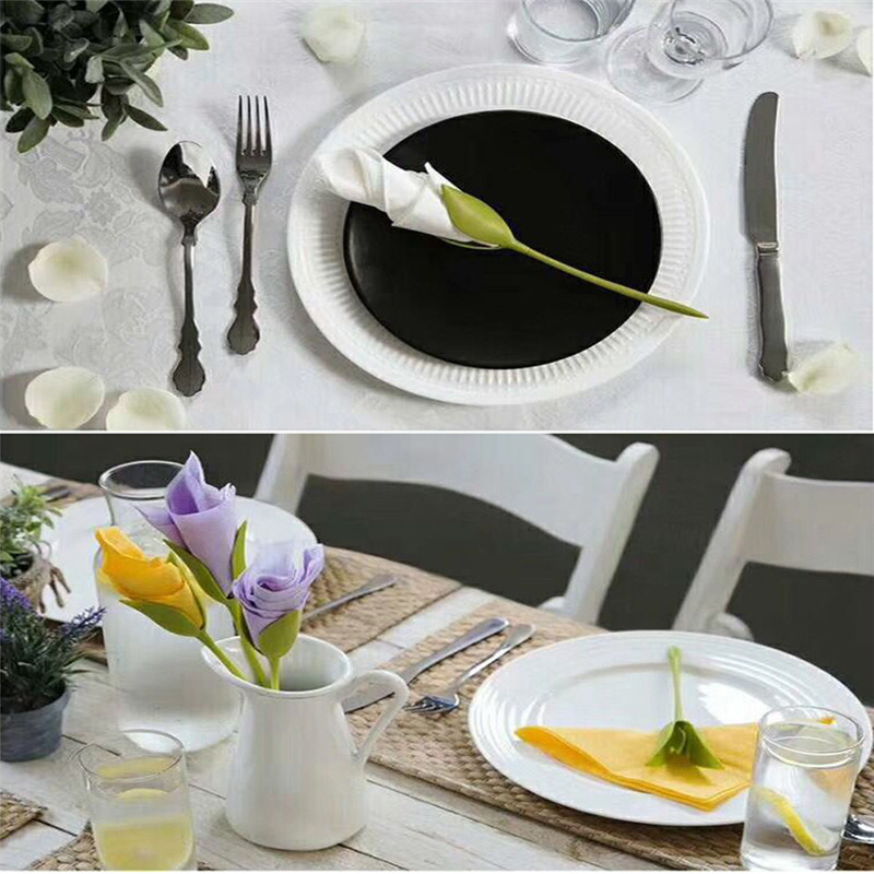 أدوات طي المناديل على شكل وردة - مراجعة Napkin Folding Set وسعره